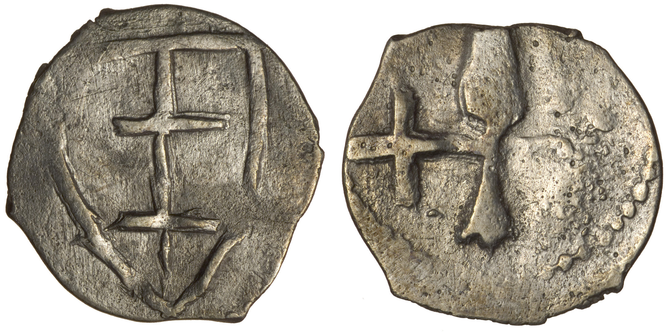 LDK. Jogaila. Denaras. Apie 1392 m. Sidabras. Ø 12,7 mm, Vilniaus žemutinės piles lobio (apie 1401/2005) moneta