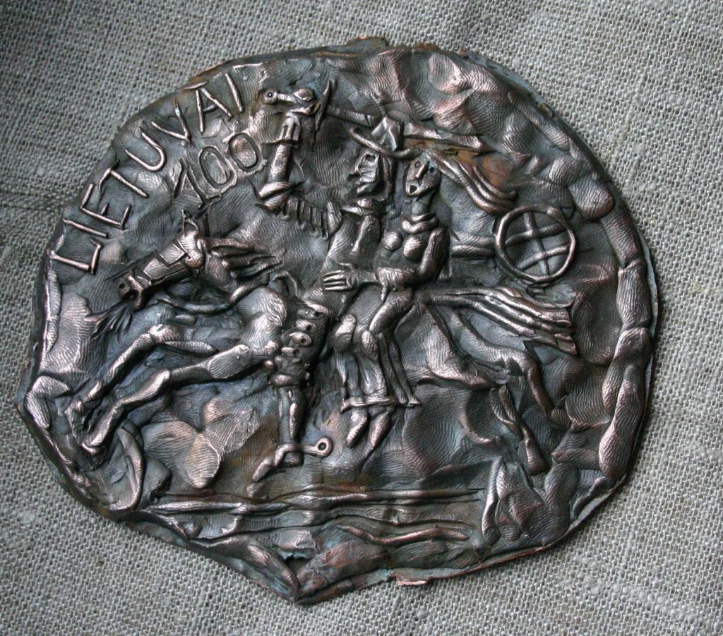 Gvidas Latakas. Medalis Lietuvai 100 metų. 2017 m. Bronza, liejimas